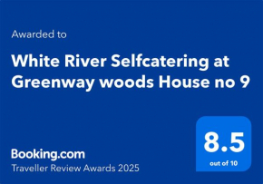 White River Selfcatering at Greenway woods House no 9